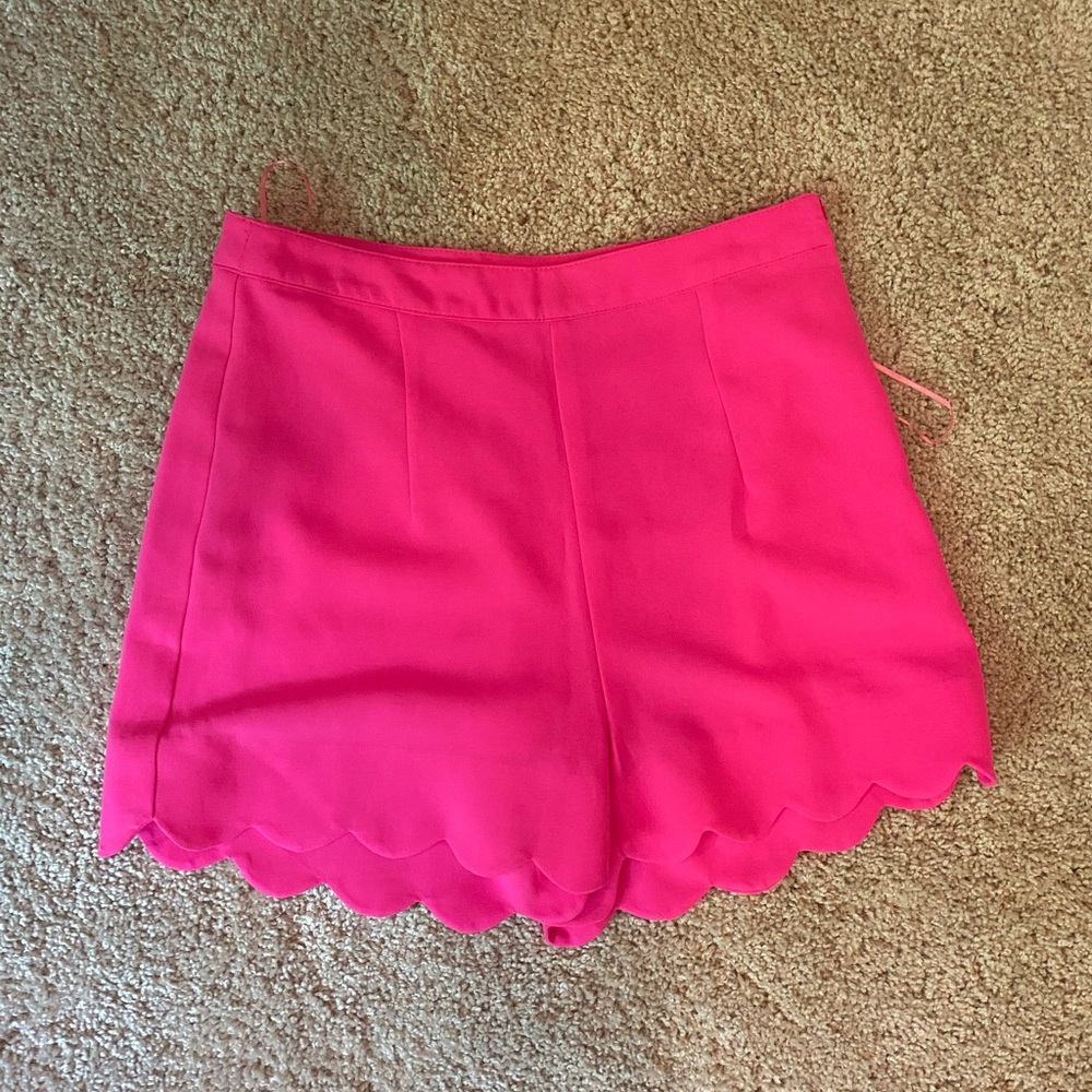Hot pink boutique shorts